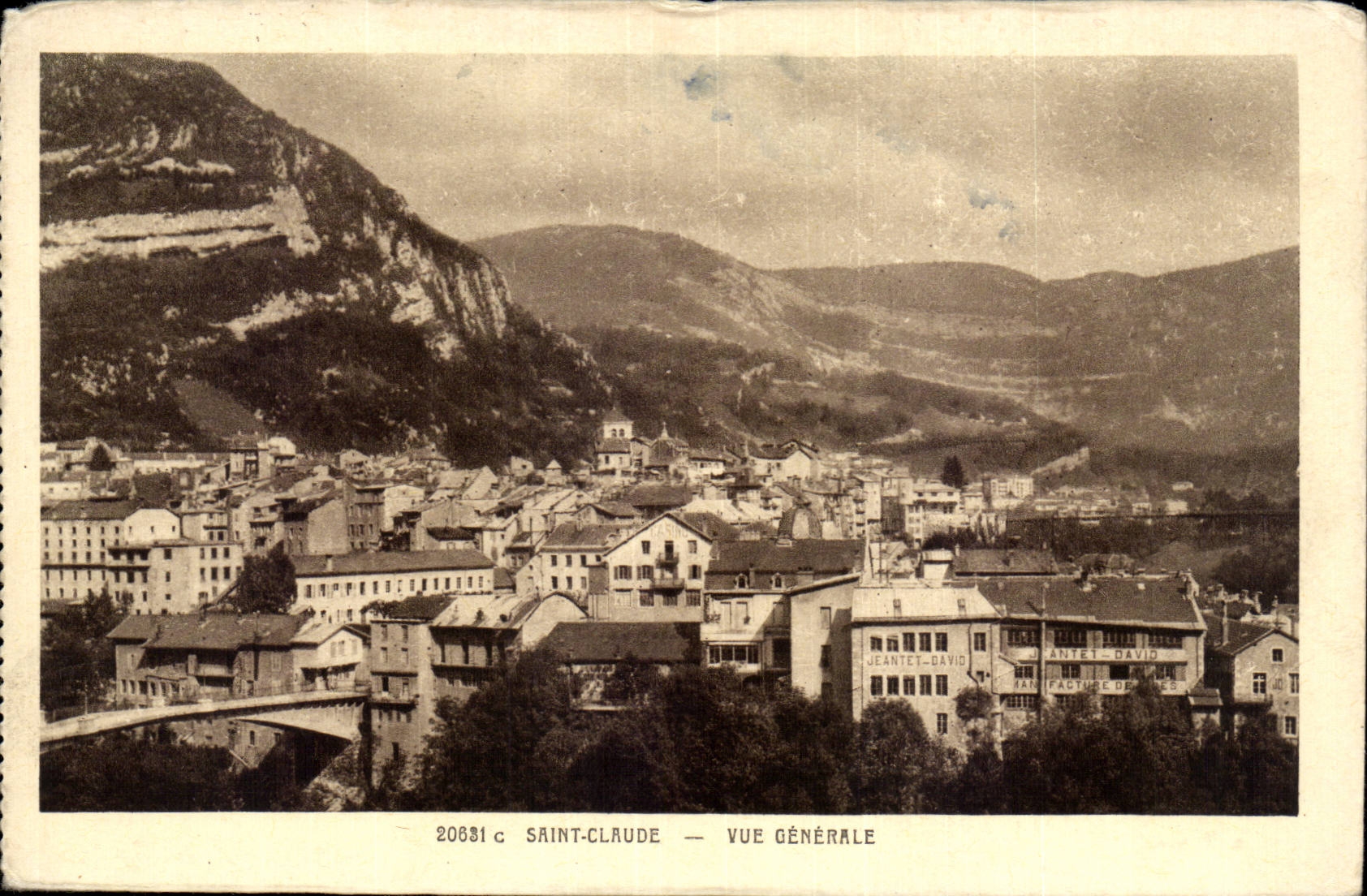 CPA Saint Claude Vue generale