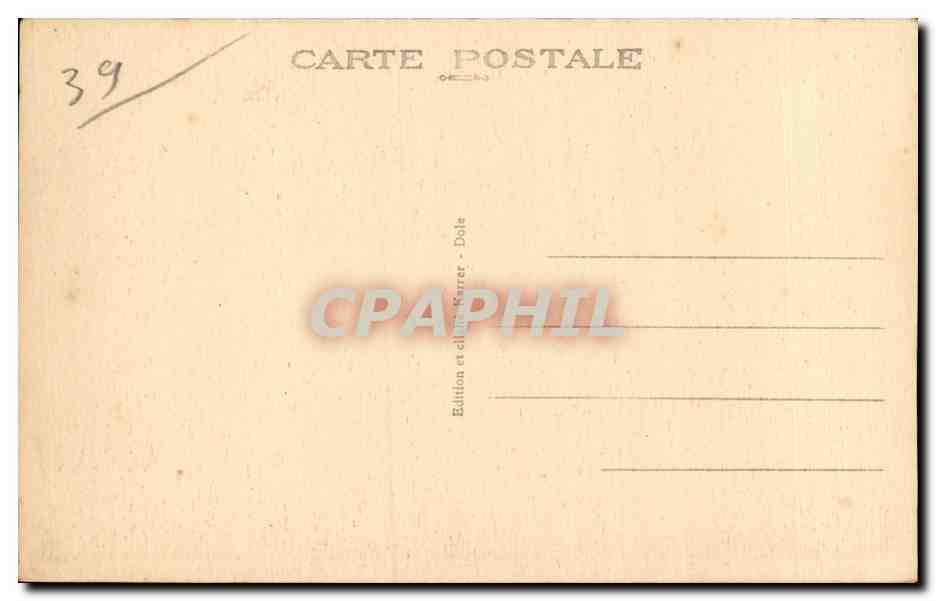 Saint-Claude (Jura) — Un coin de la Ville et Mont Bayard — Édition et clio Barrer, Dole — Reverso