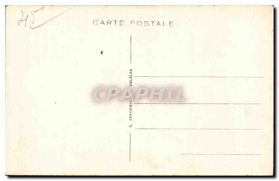 Beaunf la Rolande - Interieur de l'Eglise - CPA  — Rückseite