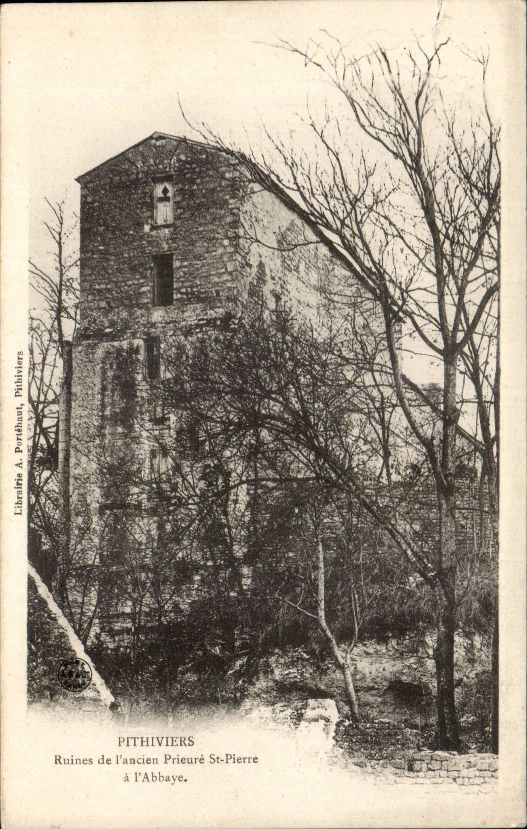Pithiviers - Ruines de l'Ancien Prieure St Pierre - CPA 