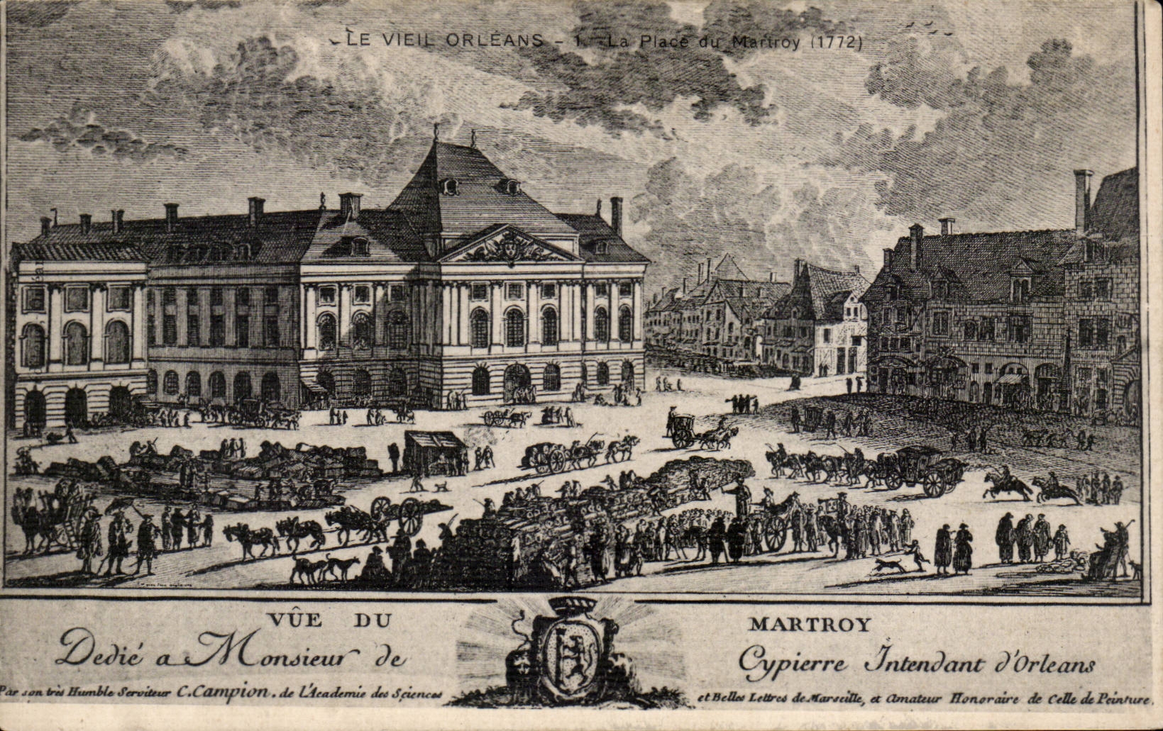 Martroy - Vue - Dedie a Monsieur de Cypierre d'Orleans - CPA 