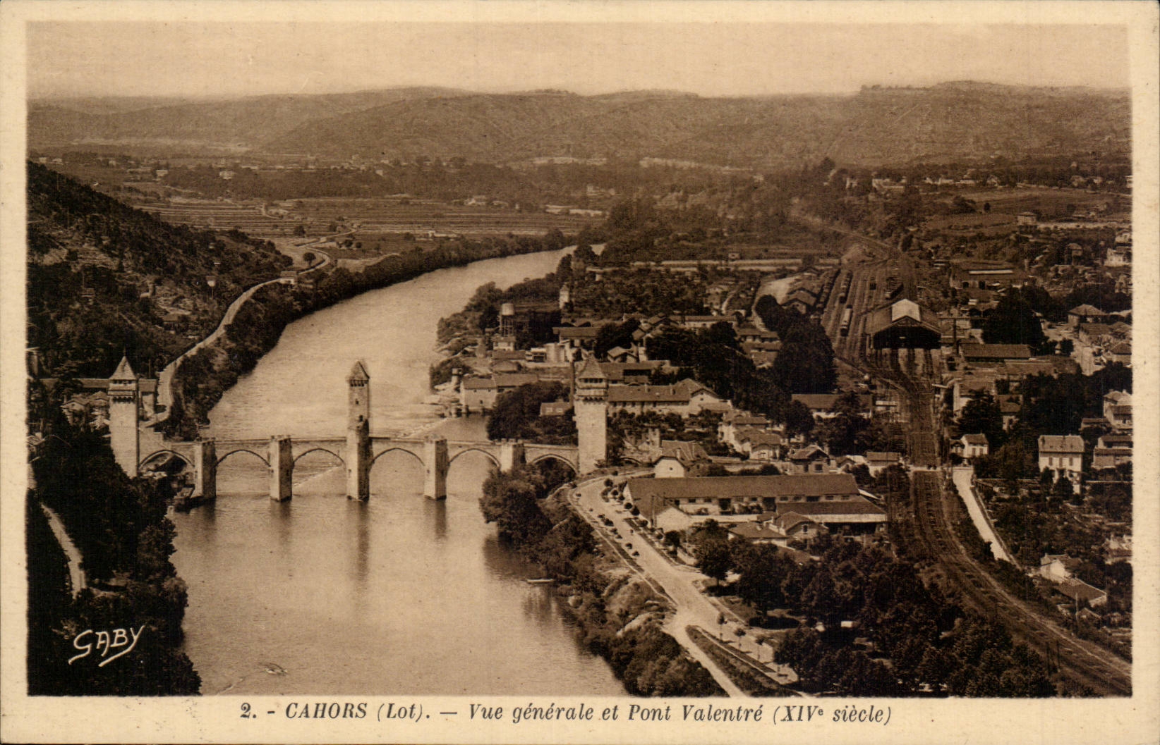 Cahors - Vue Generale et Pont Valentre - CPA 