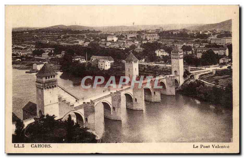 Cahors - Pont Valentre - CPA 