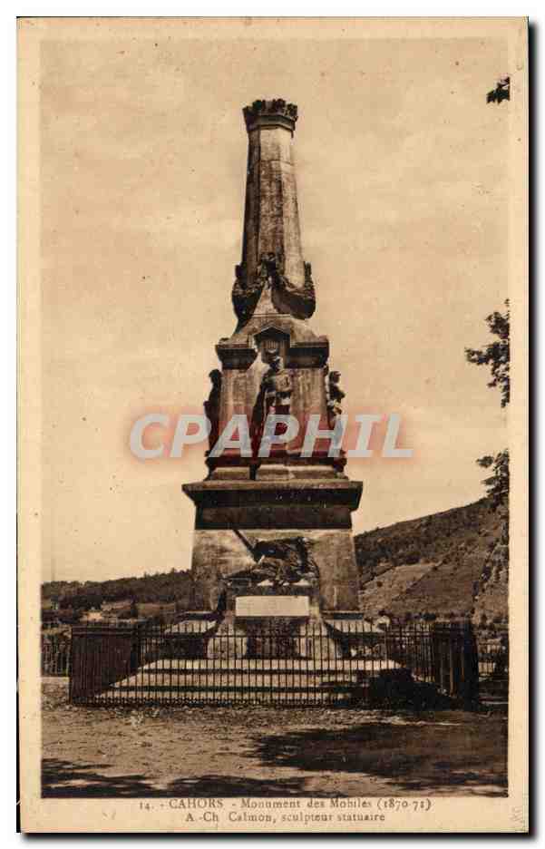 Gahors - Monument des Mobilies (1870-71) — A.-Ch. Calmon, sculpteur statuaire