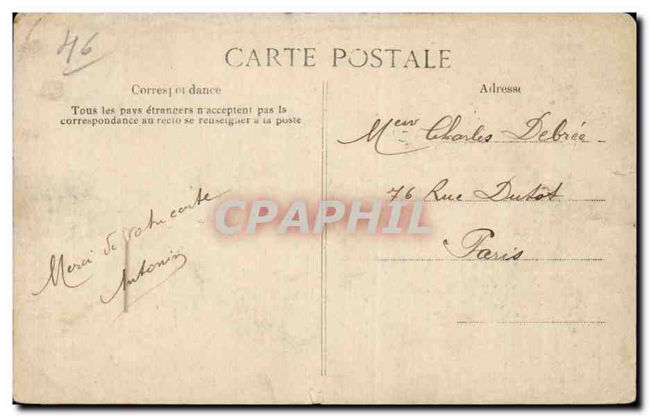 Cahors - Place Gambetta - Bibliotheque et Tour du Lycee Library - CPA  — Rückseite