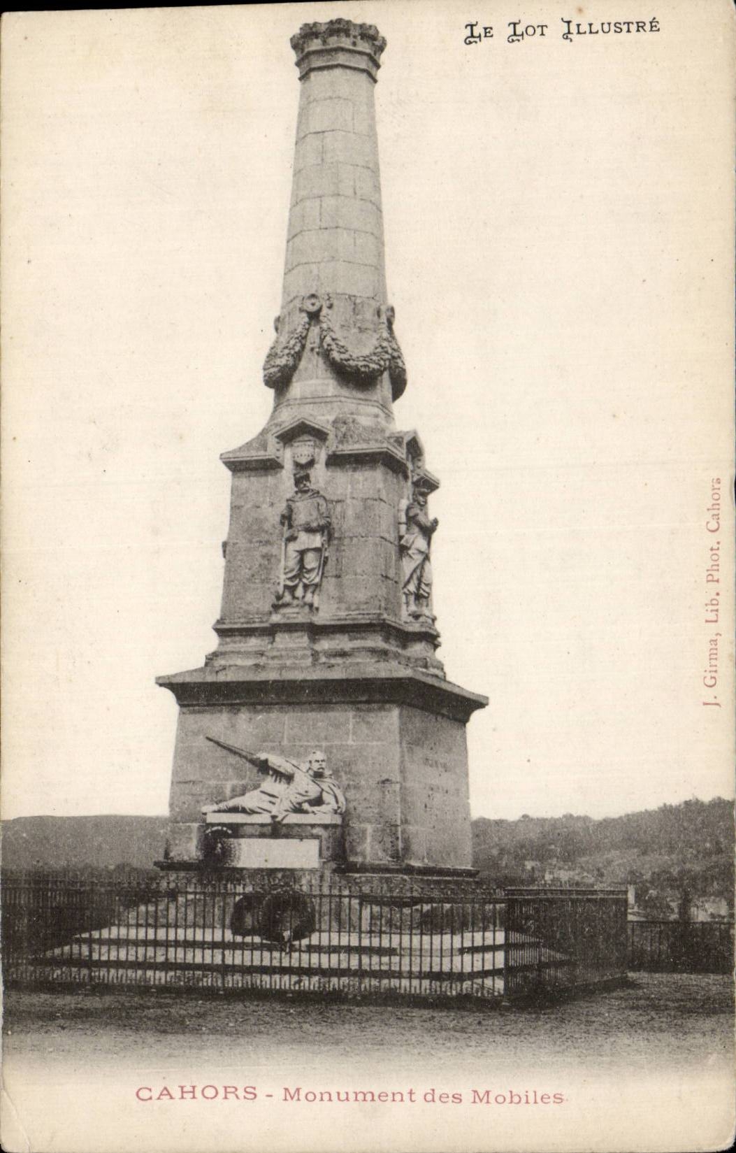 Cahors - Monument des Mobiles - CPA 