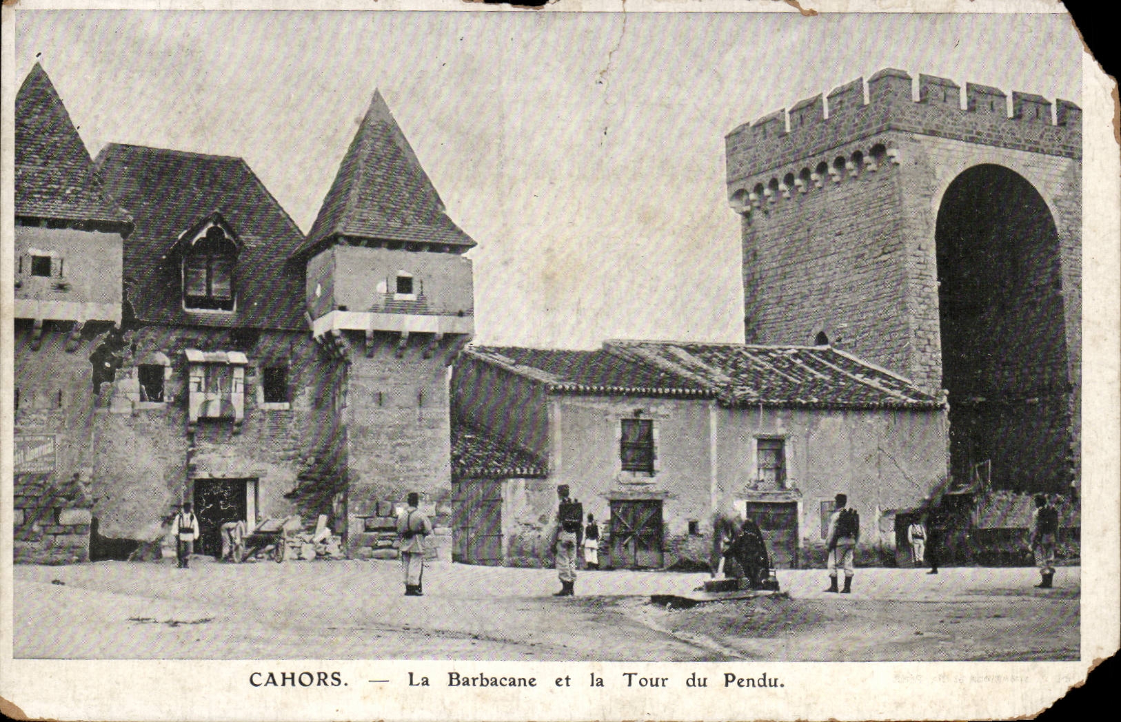 Cahors - La Barbacane et la Tour du Pendu - CPA 