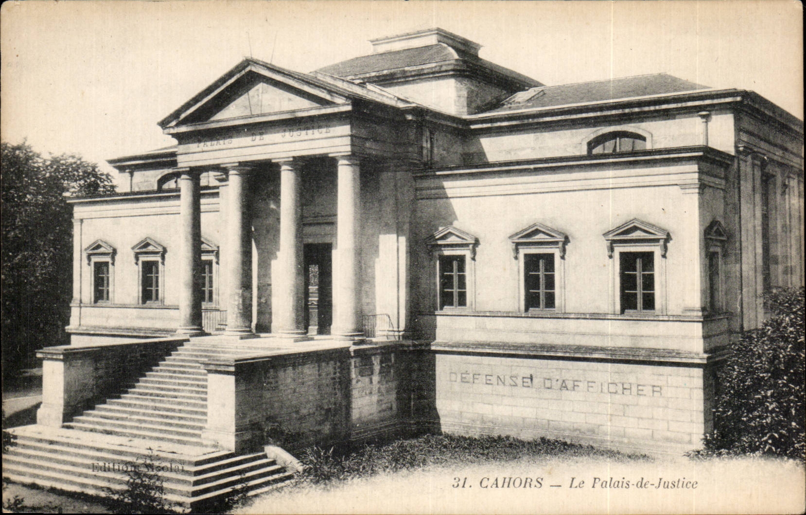 Cahors — Le Palais-de-Justice — Édition Nicolai, n°31