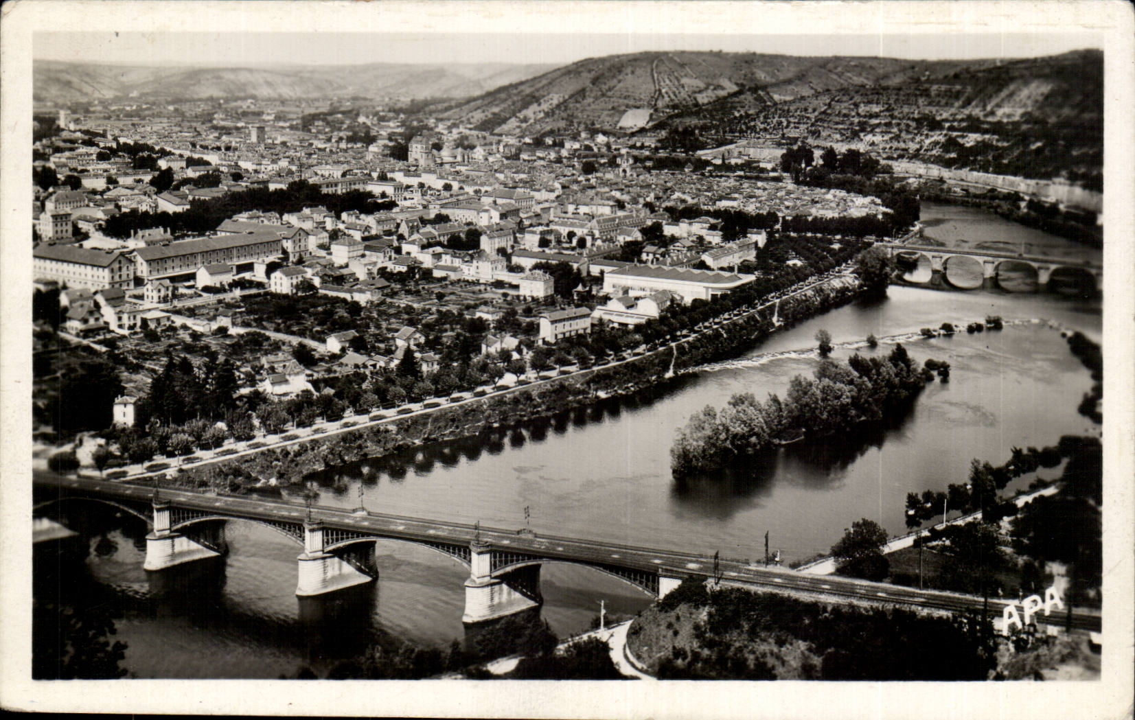 Cahors - Vue Generale et le Pont Louis Philippe - CPA 