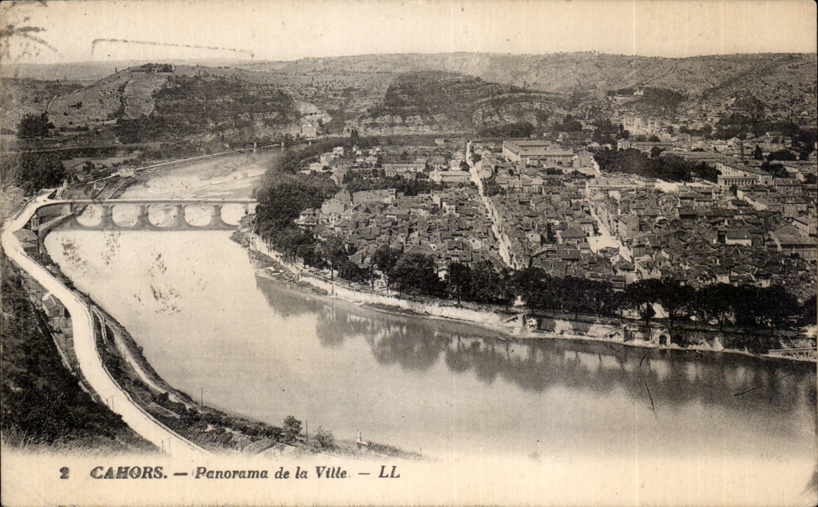 Cahors - Panorama de la Ville - CPA 