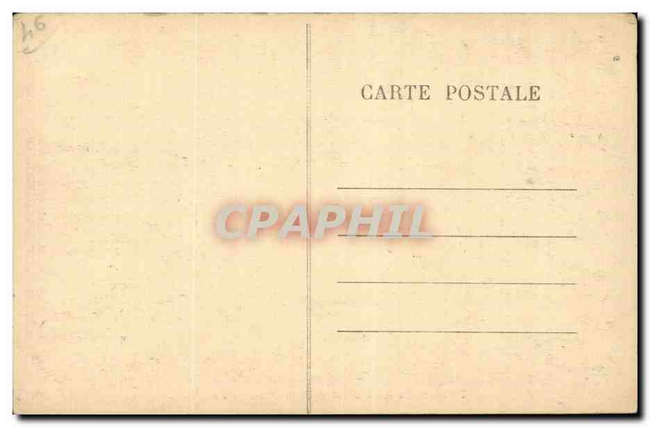 Terrasse du Restaurant dans le Puits de PADIRAC — éditeur inconnu, n° de série non visible — Verso