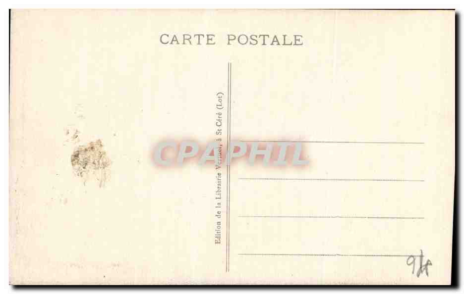 Carennac - Portail de l'Eglise Enfants - CPA  — Rückseite