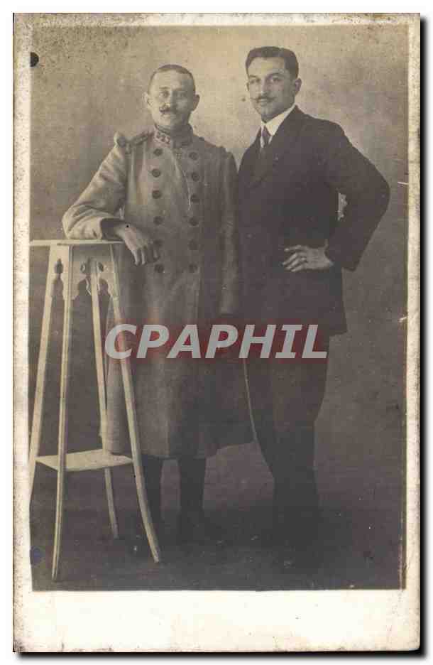 CARTE PHOTO Homme Militaria 
