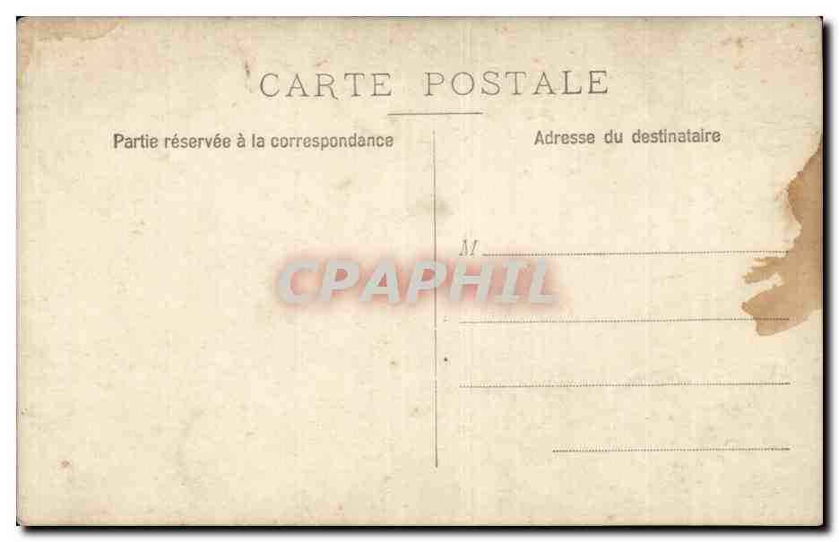 CARTE PHOTO Jeunes hommes — Rückseite
