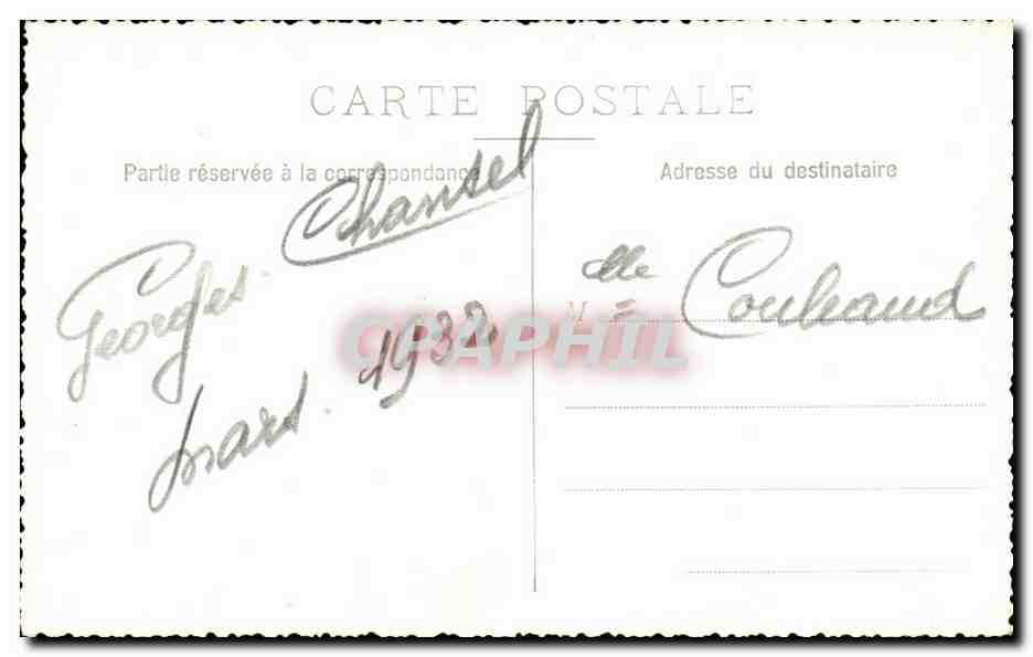 CARTE PHOTO Homme  — Rückseite