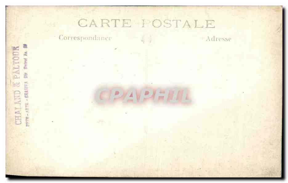 CARTE PHOTO Homme  — Rückseite