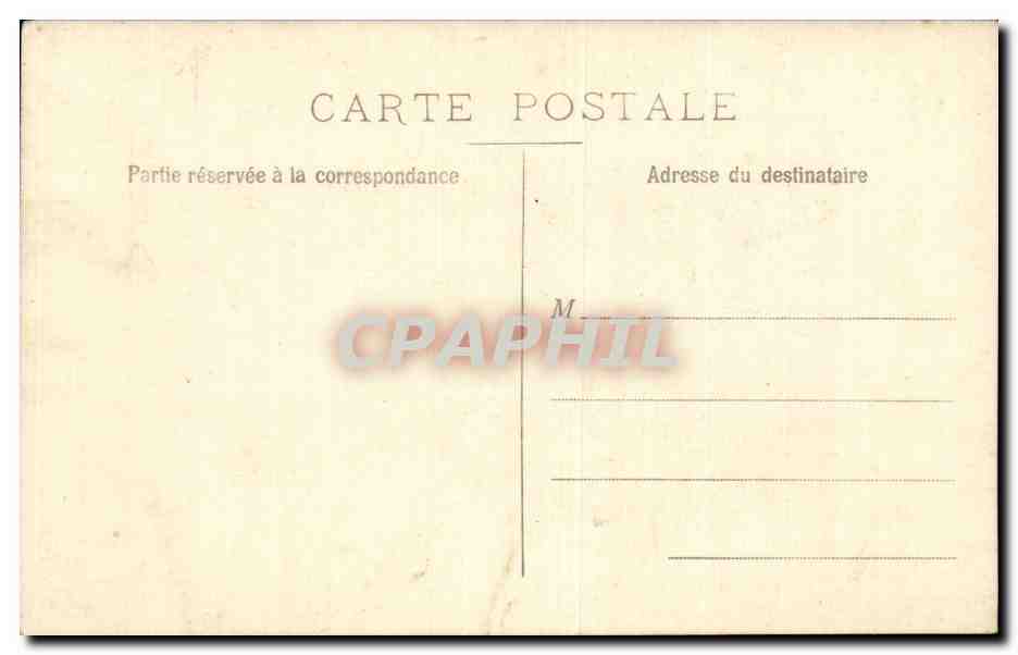 CARTE PHOTO Homme  — Rückseite