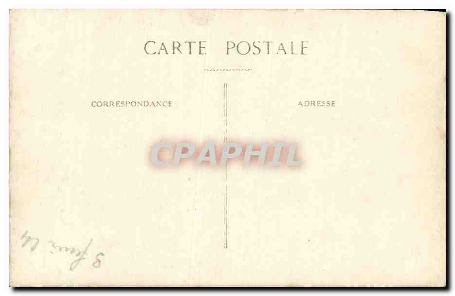CARTE PHOTO Homme  — Rückseite