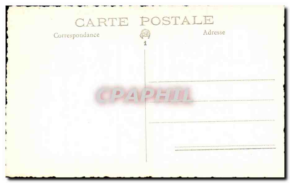 CARTE PHOTO Homme  — Rückseite