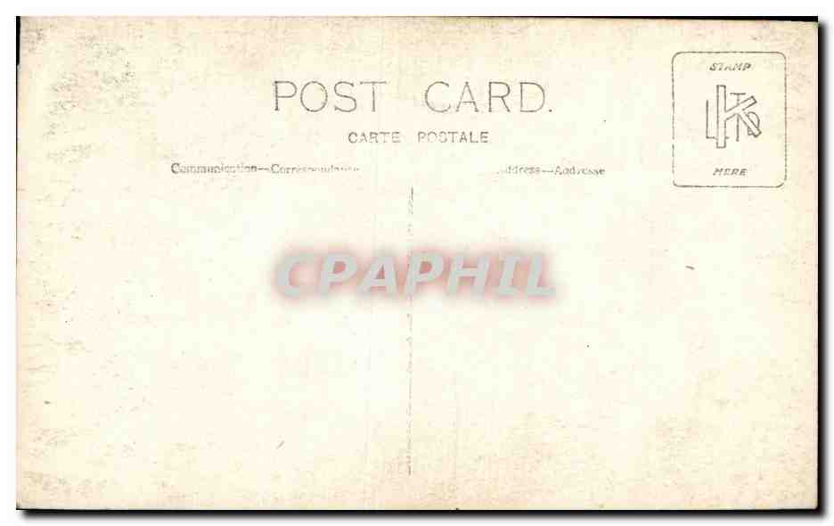 CARTE PHOTO Homme  — Rückseite