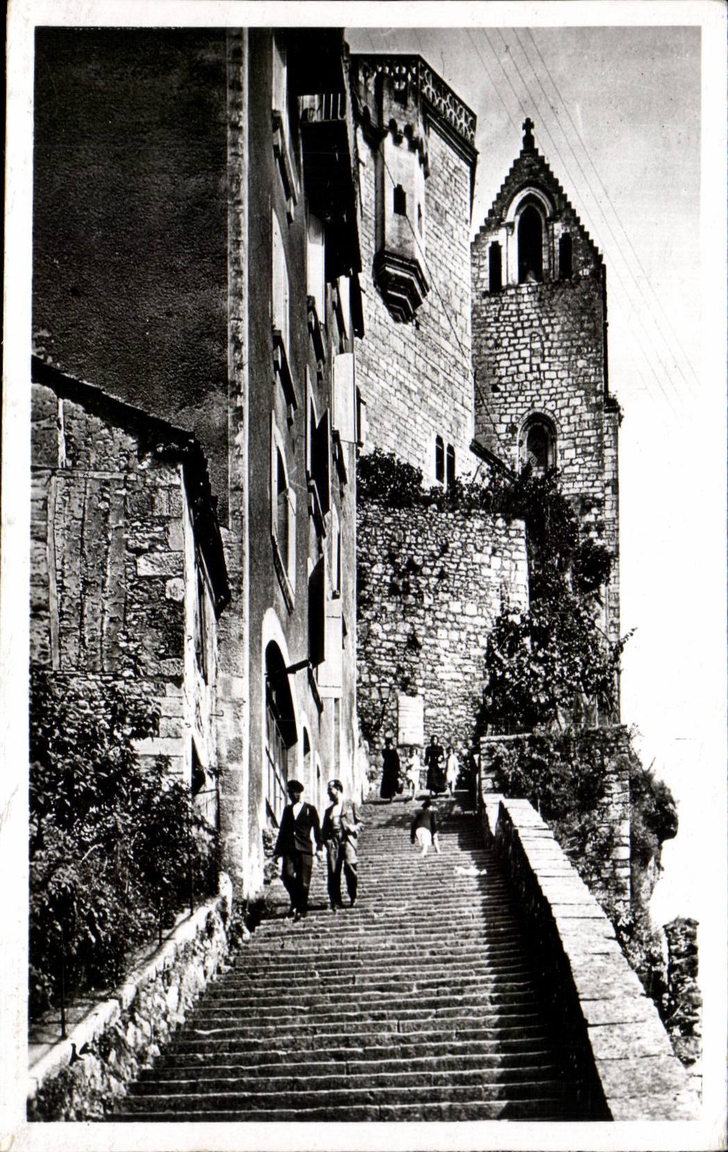 Rocamadour (Lot) — L'Escalier des Pèlerins — Édition « La Cigogne »