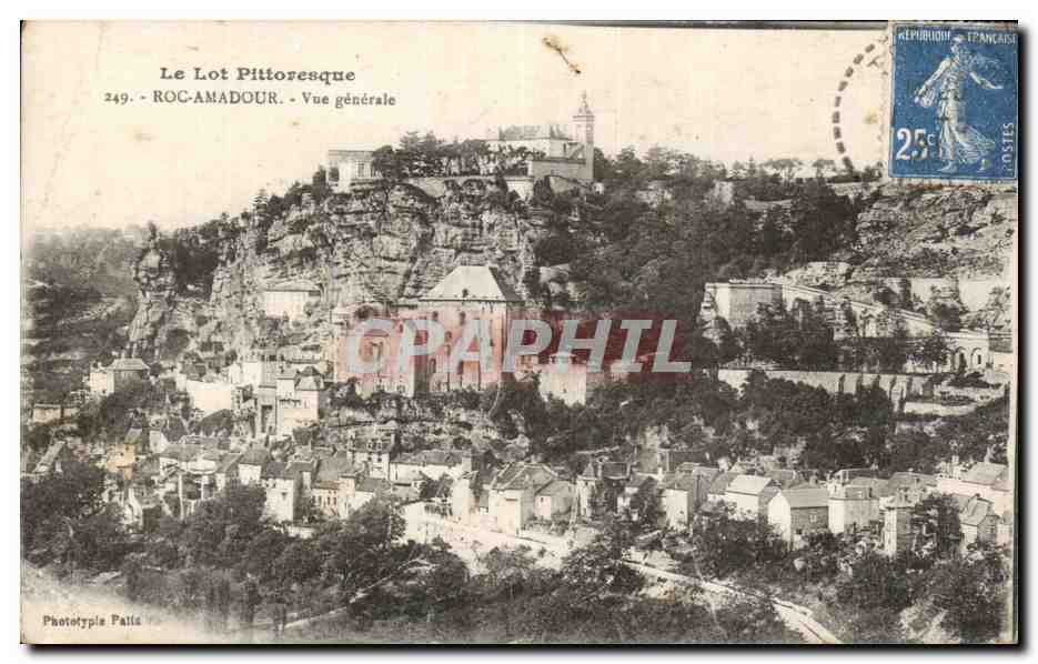 Rocamadour - Vue Generale - CPA