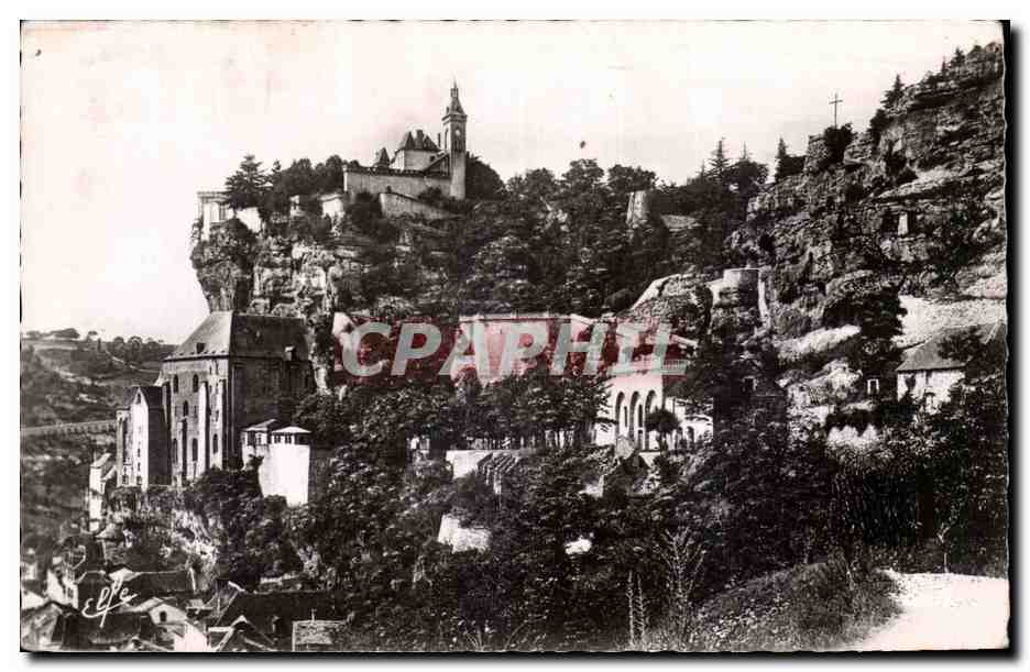 Rocamadour — Vue générale sur les Nouvelles Rampes — Edit. Pyr.-Océan - Toulouse