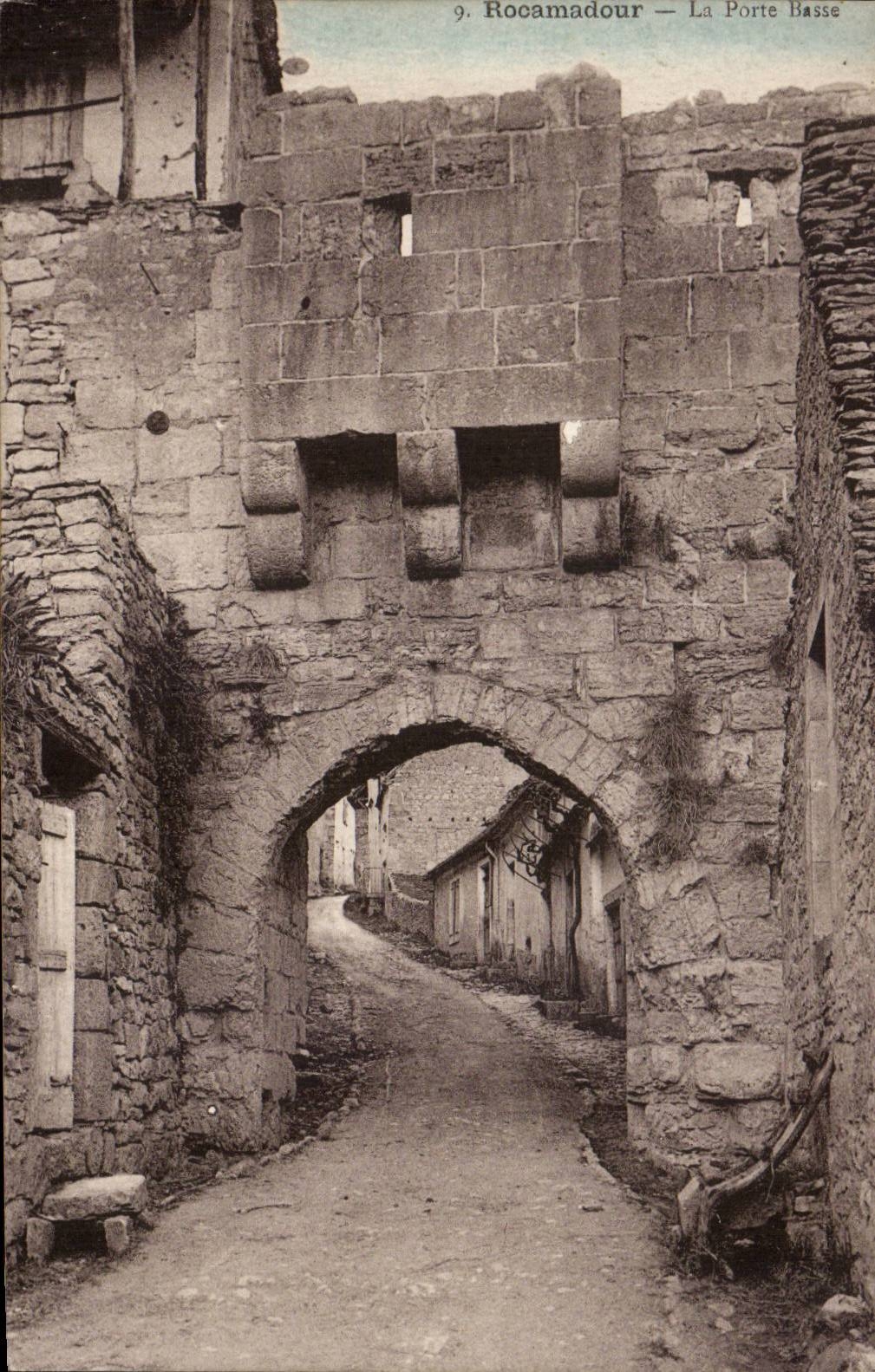 Rocamadour — La Porte Basse — Éditeur Dehaut Ainé