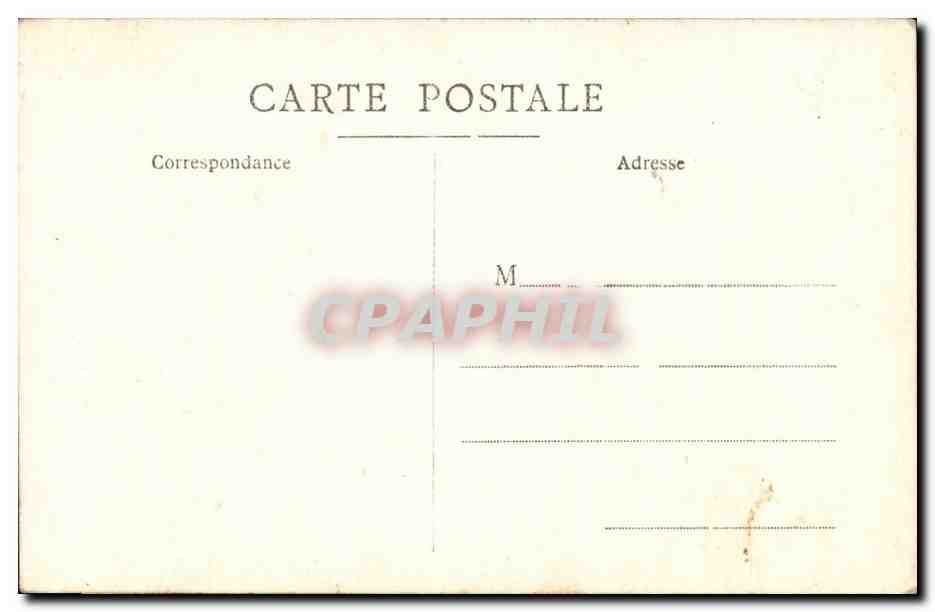 CARTE PHOTO Jeune homme — Rückseite