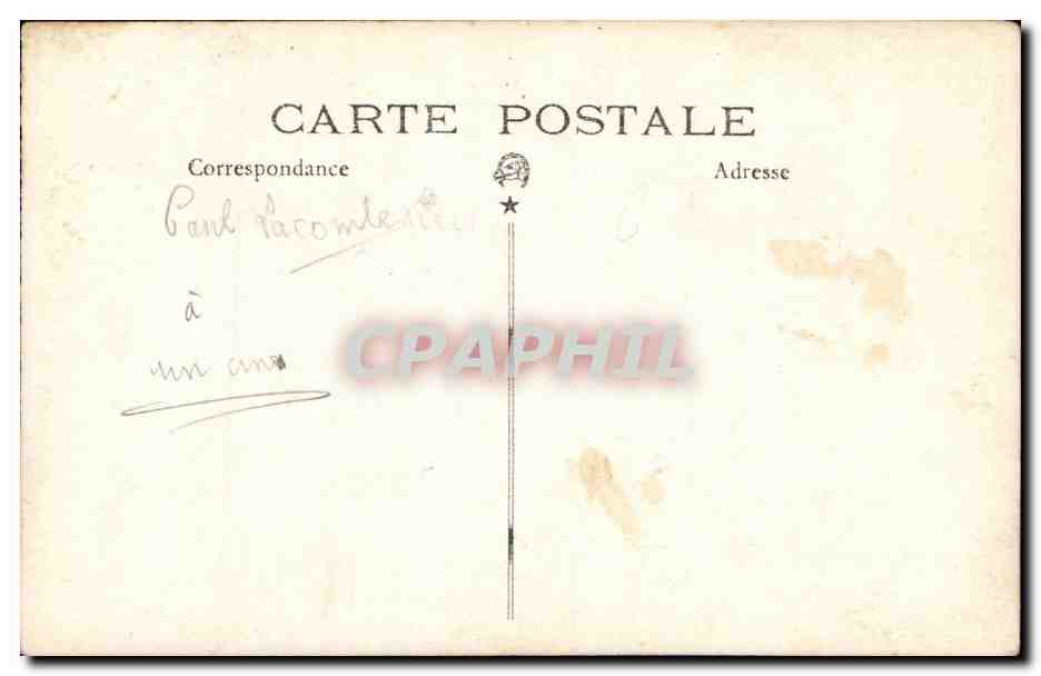 CARTE PHOTO Enfant  — Rückseite