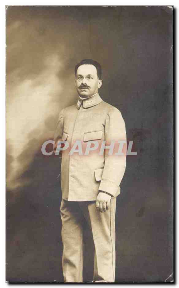 CARTE PHOTO Homme Militaria 