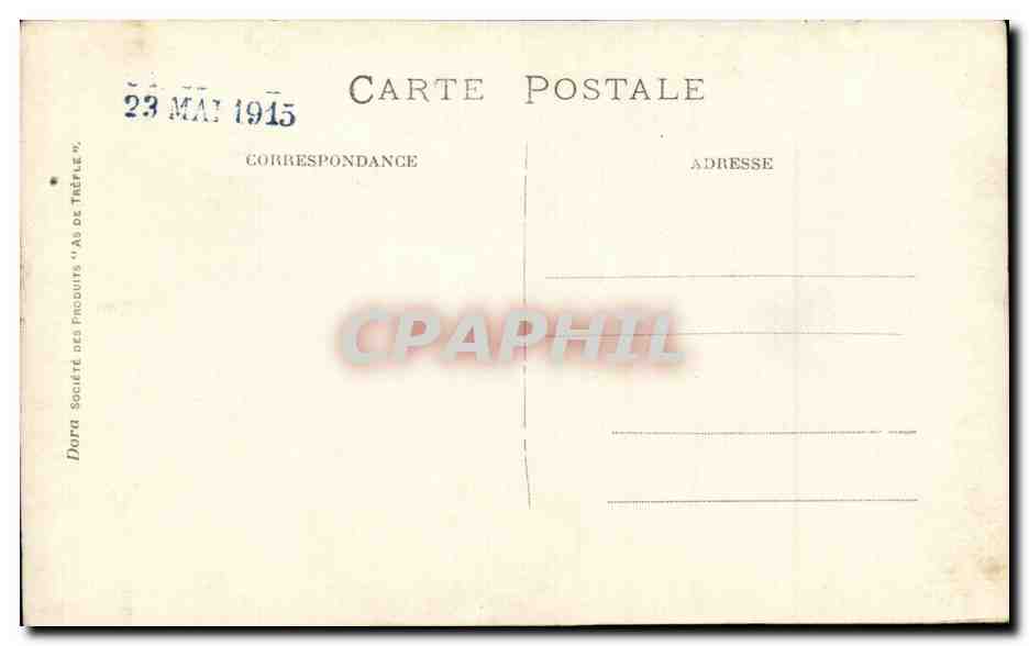 CARTE PHOTO Homme Militaria  — Rückseite