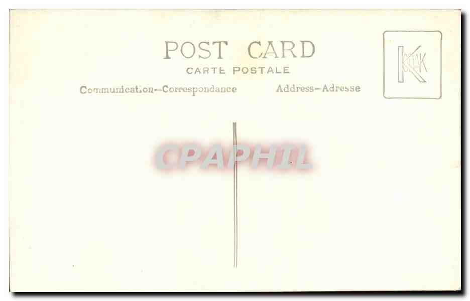 CARTE PHOTO Homme — Rückseite