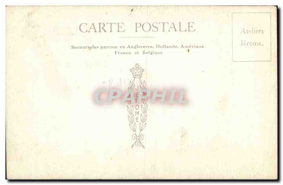CARTE PHOTO Homme  — Rückseite