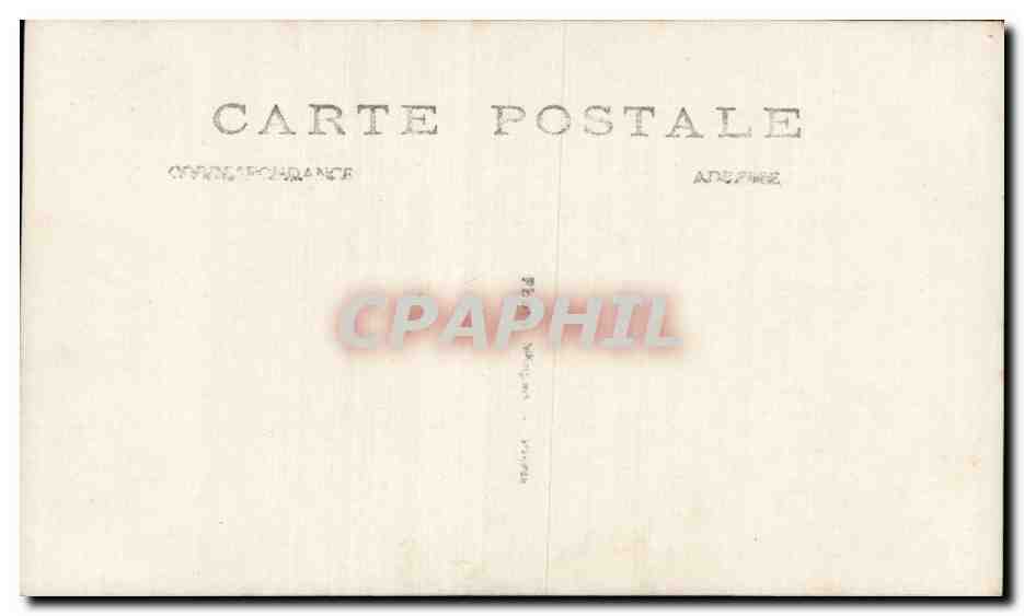 CARTE PHOTO Homme — Rückseite