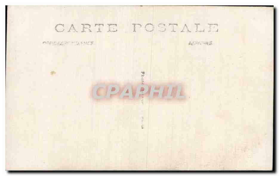 CARTE PHOTO Homme — Rückseite
