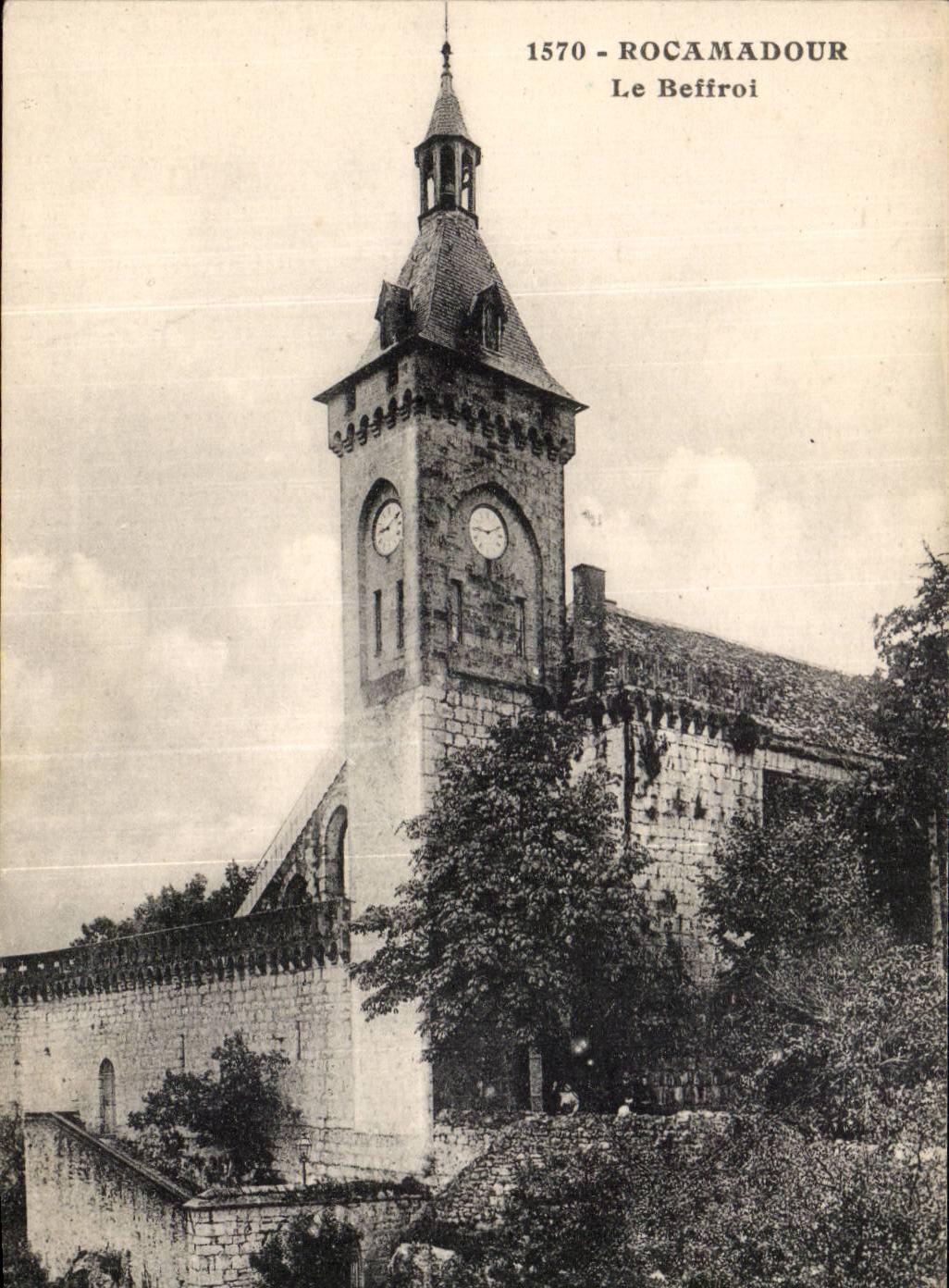 Le Beffroi — Rocamadour — Édition de la Librairie Vertuan, Saint-Géré (Lot)