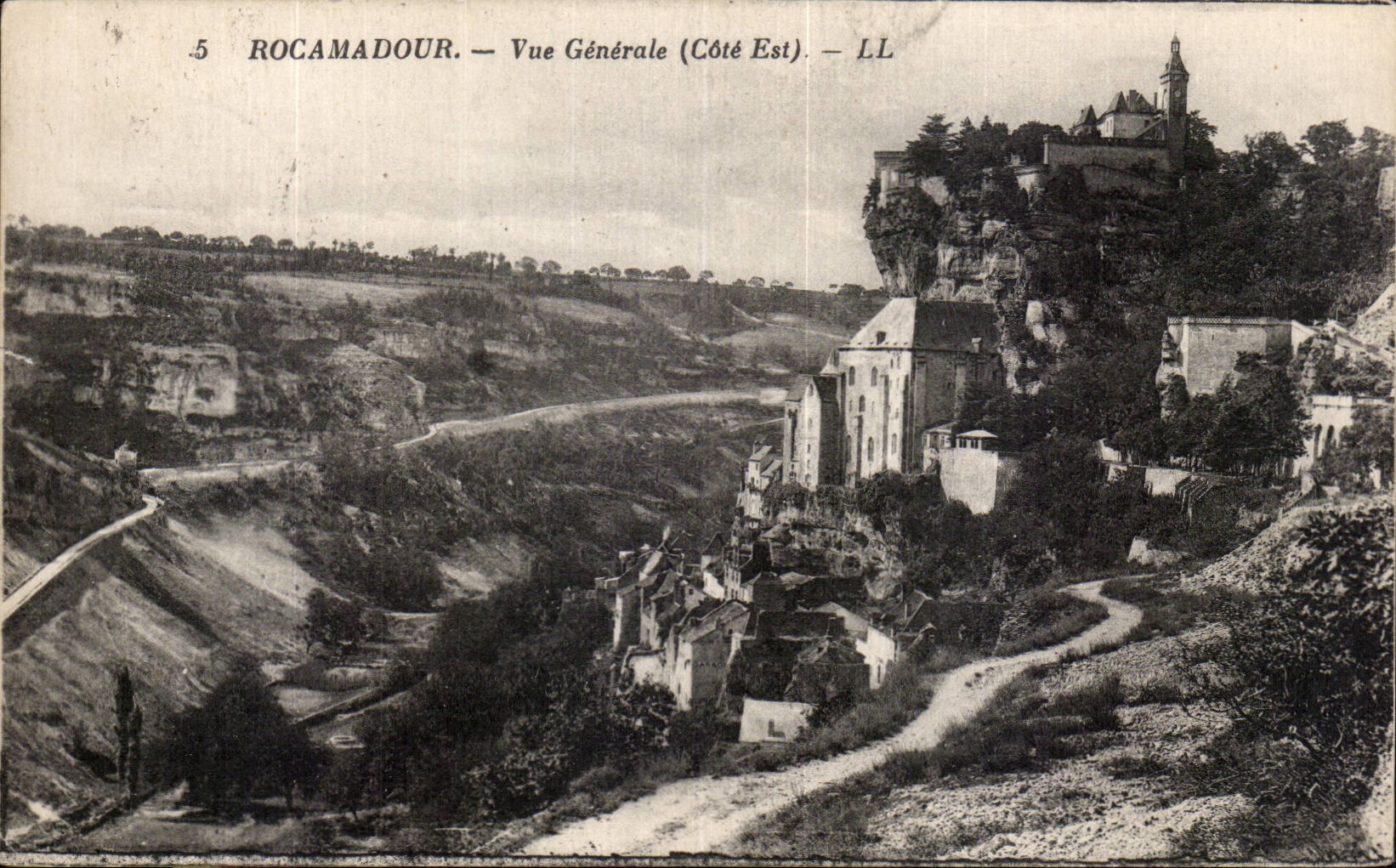 Rocamadour — Allgemeine Ansicht (Ostseite) — LL