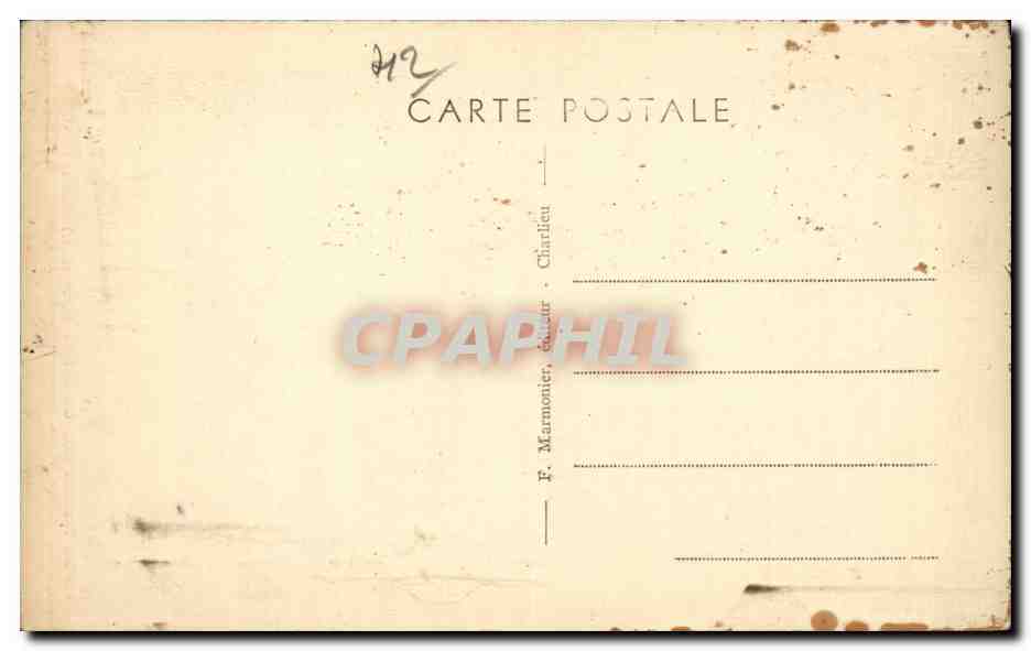 Charlieu - Vieilles Maisons - Rue Chevroterie - CPA  — Rückseite