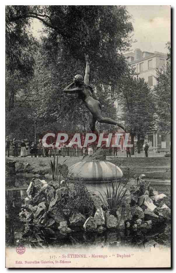 Saint Etienne - Daphne - Statue - CPA 