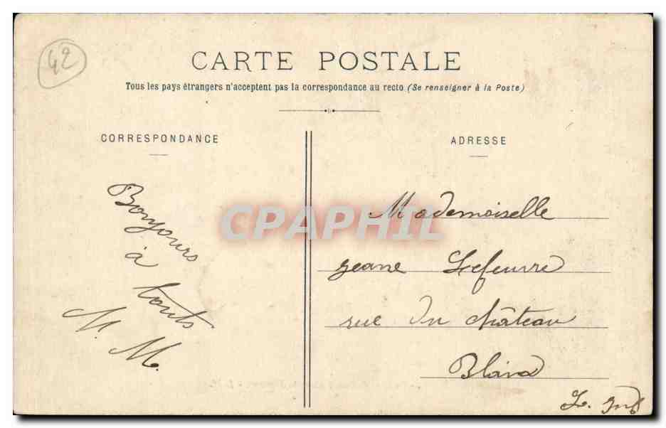 Saint Etienne - La Manufacture Nationale d'Armes - CPA  — Rückseite