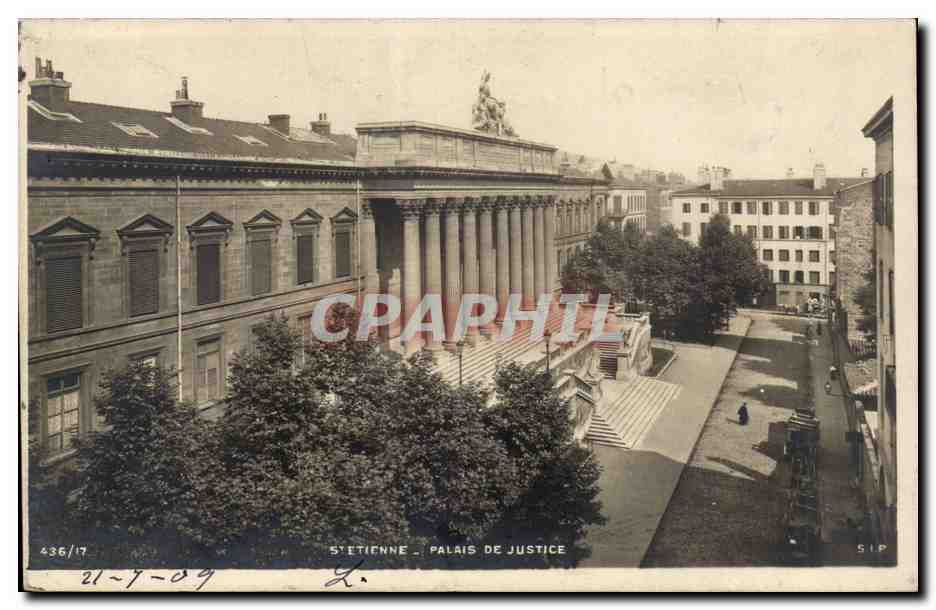 Saint Etienne - Palais de Justice - CPA 