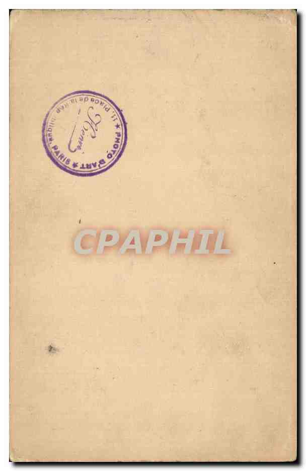 CARTE PHOTO Fantaisie - Hommes - Young Man Paris - CPA  — Rückseite
