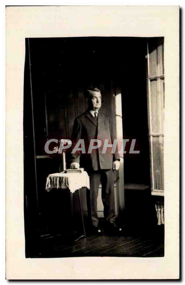 CARTE PHOTO Fantaisie - Hommes - Older Man - CPA 