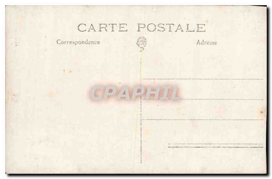 CARTE PHOTO Fantaisie - Hommes - Young Man with cap - CPA  — Rückseite