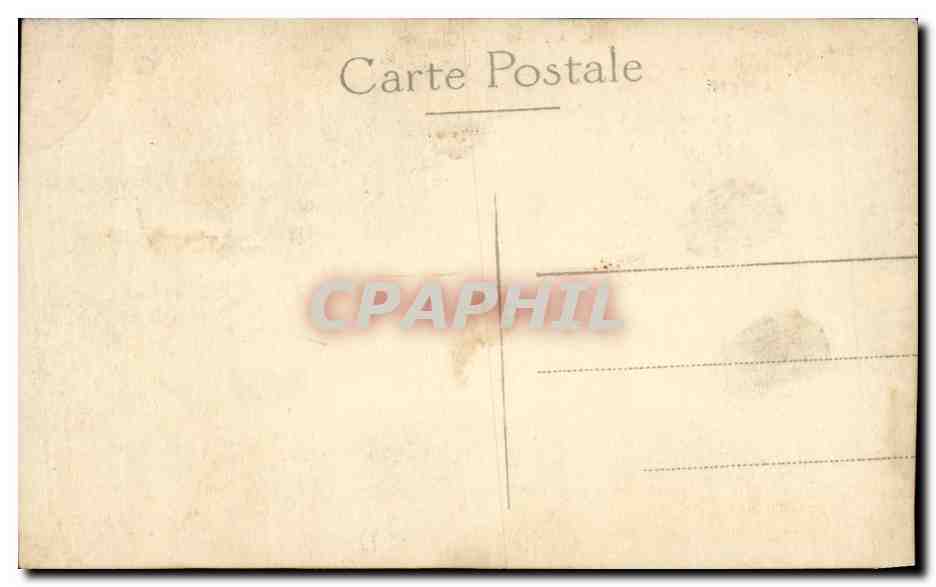 CARTE PHOTO Fantaisie - Hommes - Older Man - CPA  — Rückseite