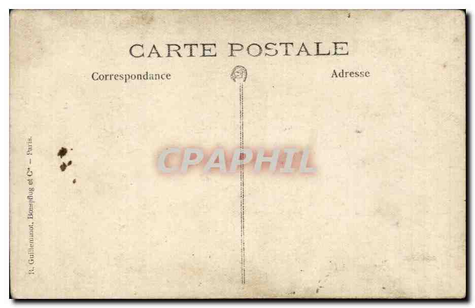 CARTE PHOTO Fantaisie - Hommes - Man in napron - CPA  — Rückseite