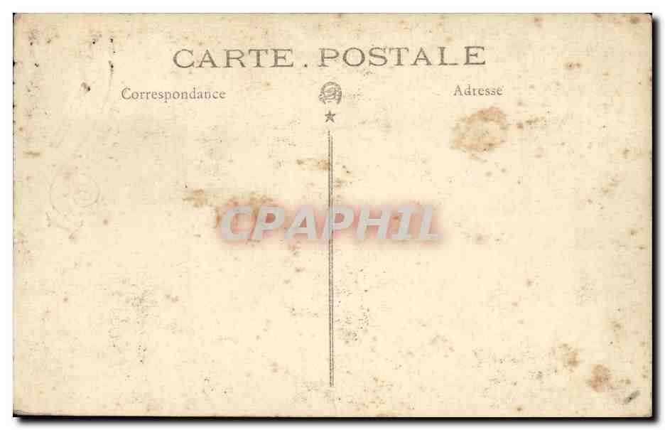 CARTE PHOTO Fantaisie - Hommes - young man - CPA  — Verso
