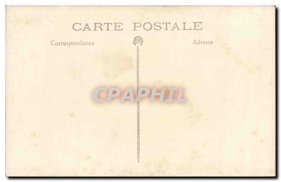 CARTE PHOTO Fantaisie - Hommes - man in vignette - CPA  — Rückseite