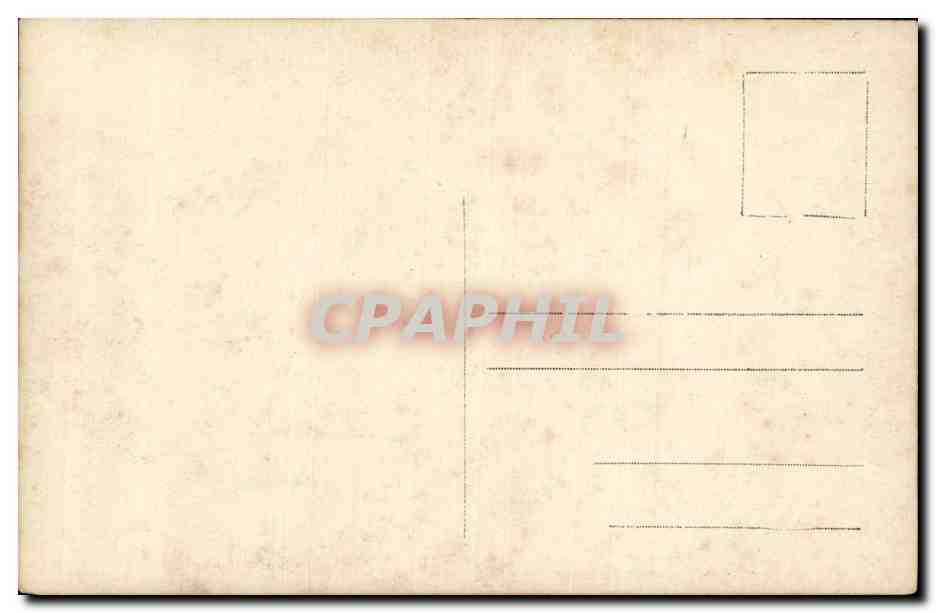 CARTE PHOTO Fantaisie - Hommes - man in vignette - CPA  — Verso